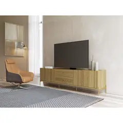 DECOCASA - Rack Jasper 1.8 Castaño