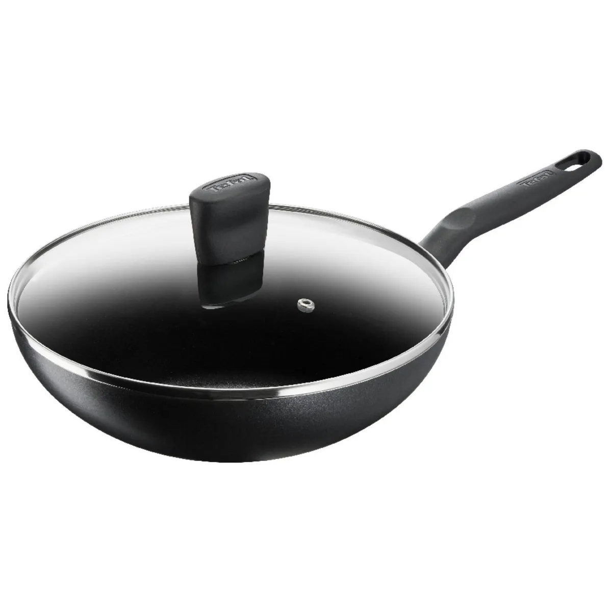 TEFAL - Wok 28 cm 2 Piezas Aluminio B4591684 