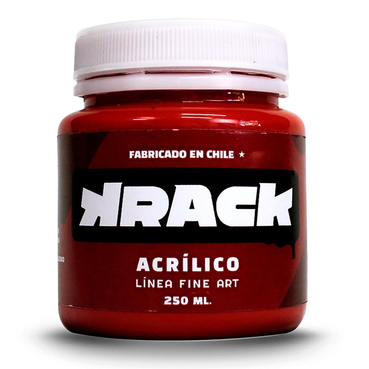 GENERICO - Pintura Acrílica Tarro 0.25 l Brillante ROJO MERKEN