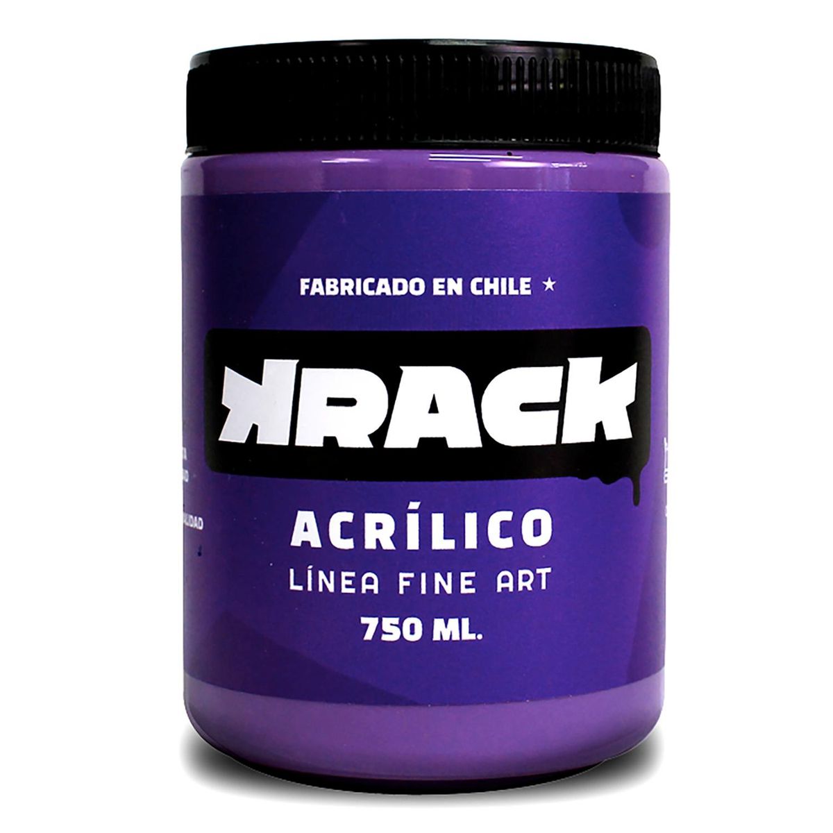 GENERICO - Pintura Acrílica Tarro 0.75 l Brillante ULTRAVIOLETA