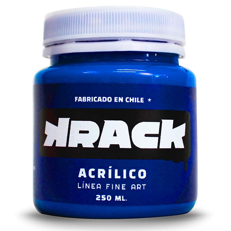 GENERICO - Pintura acrilica brillante Azul pitufo 250 ml