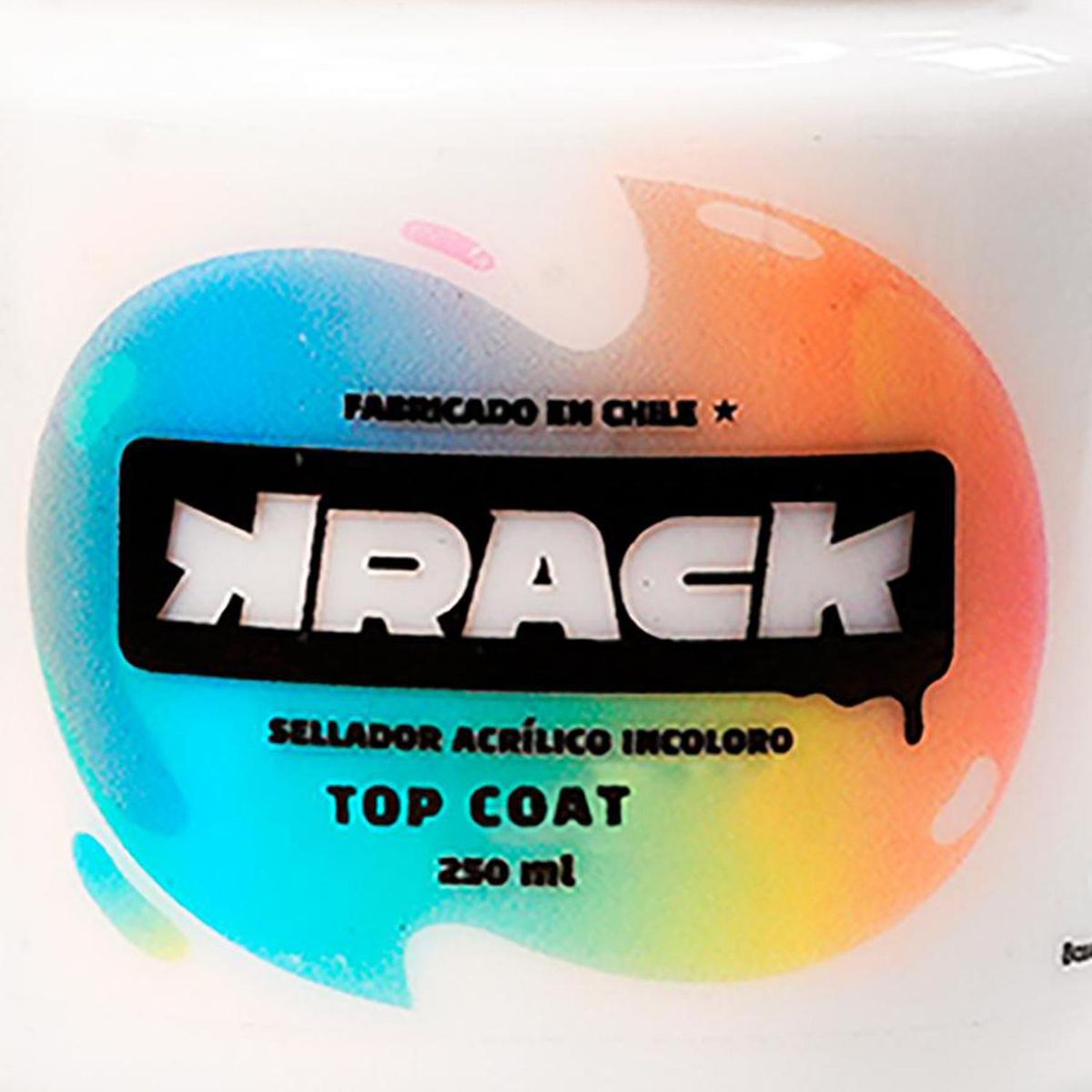 KRACK - Pintura Acrílica Tarro 0.25 l Brillante Top Coat Brillante