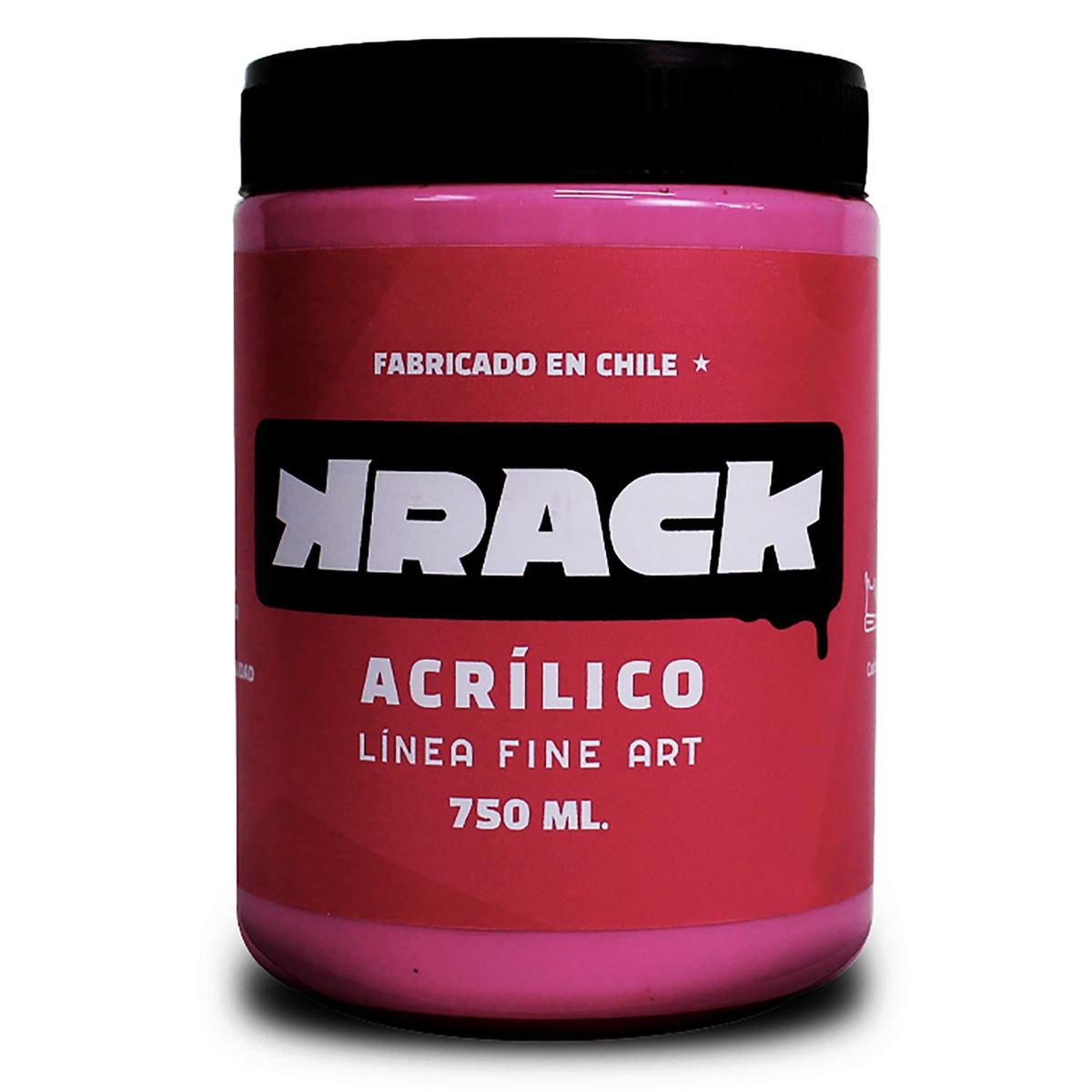 GENERICO - Pintura Acrílica Tarro 0.75 l Brillante ROSA CHICLE