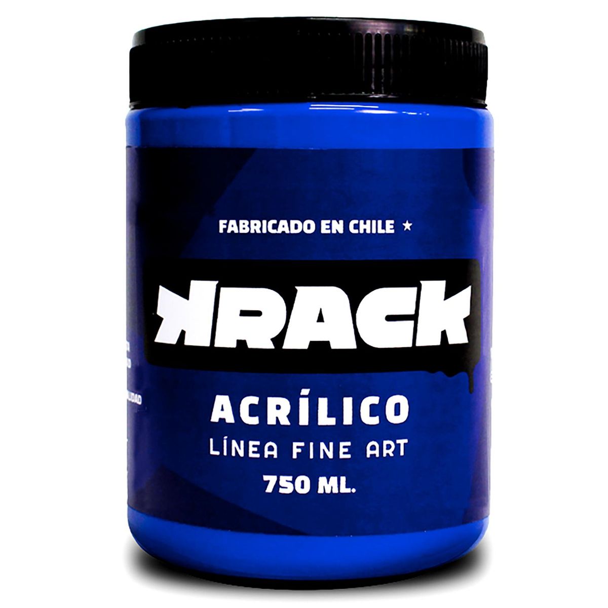 GENERICO - Pintura Acrílica Tarro 0.75 l Brillante AMAR AZUL