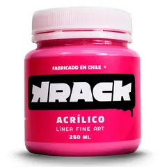 GENERICO - Pintura acrilica brillante Rosa chicle 250 ml
