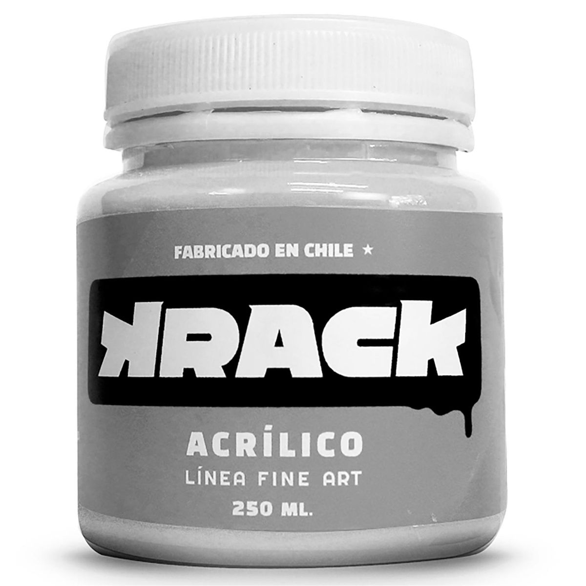 GENERICO - Pintura Acrílica Tarro 0.25 l Brillante DIA GRIS