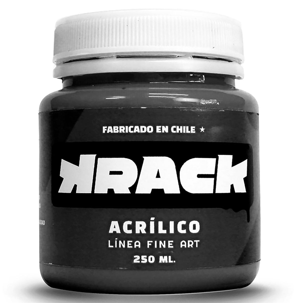 GENERICO - Pintura Acrílica Tarro 0.25 l Brillante MATERIA GRIS