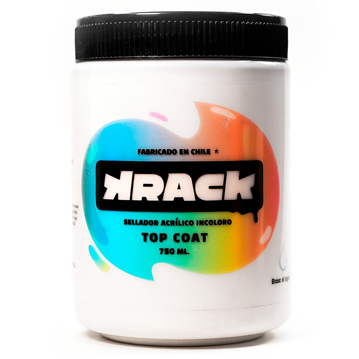 GENERICO - Pintura Acrílica Tarro 0.75 l Brillante TOP COAT BRILLANTE