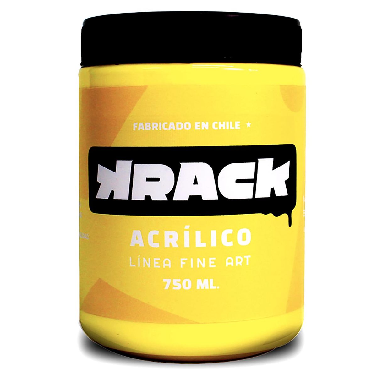 GENERICO - Pintura Acrílica Tarro 0.75 l Brillante AMARILLO LINGOTE