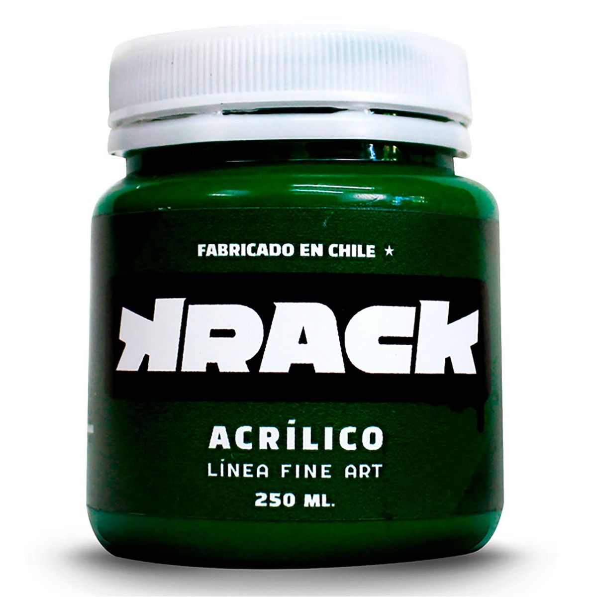 GENERICO - Pintura Acrílica Tarro 0.25 l Brillante VERDE JUNGLA