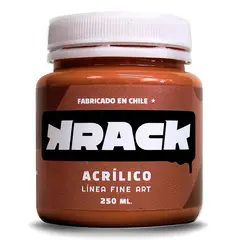 GENERICO - Pintura acrilica brillante Café empana 250 ml