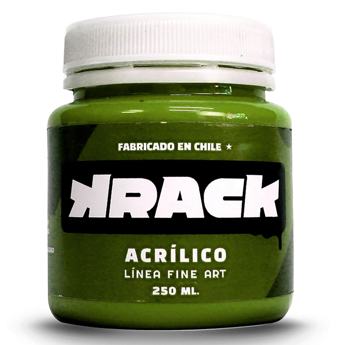 GENERICO - Pintura Acrílica Tarro 0.25 l Brillante VERDE PEGAJOSO