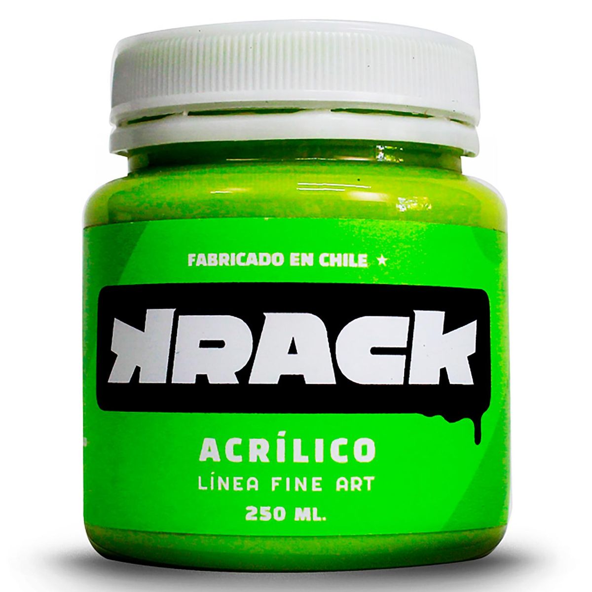 GENERICO - Pintura Acrílica Tarro 0.25 l Brillante VERDE VOLANTIN