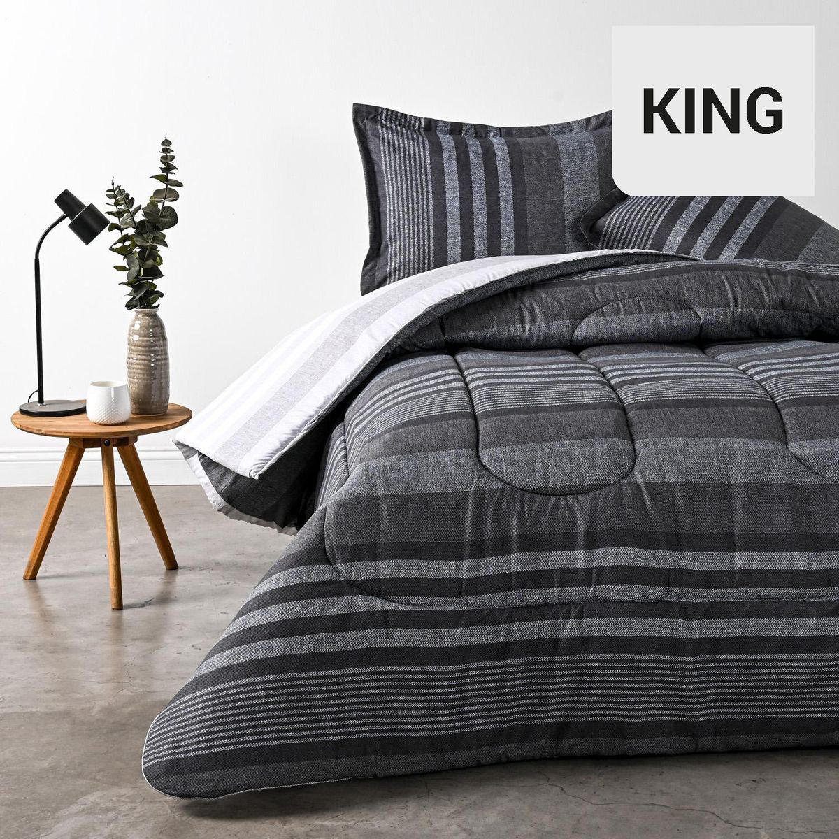 ELEMENTS & CO - Plumón King Lines Estampado 