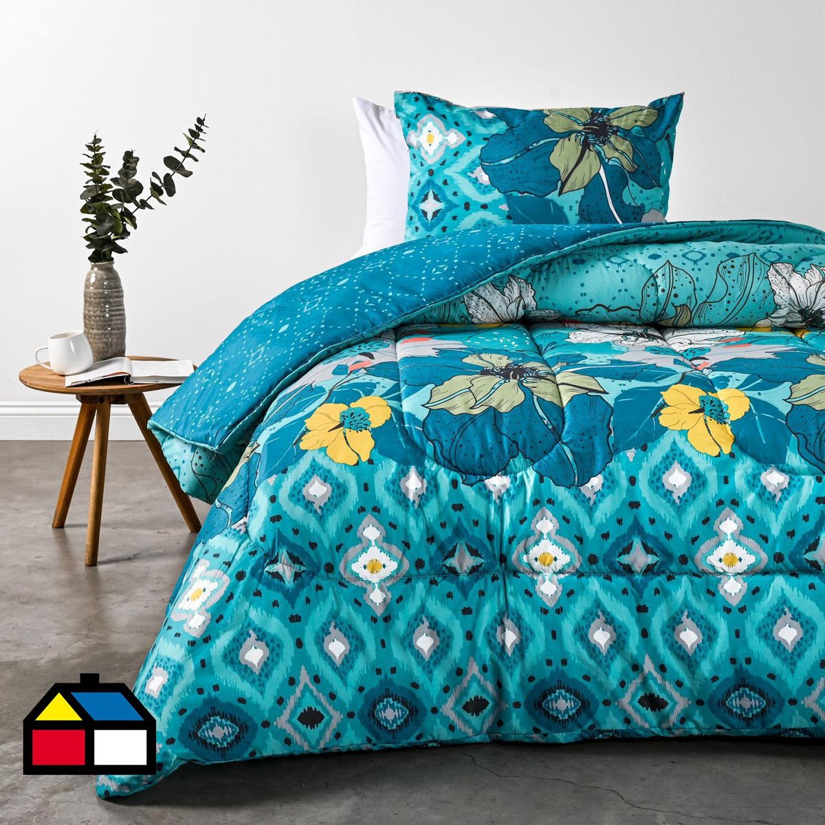 AMERICAN FAMILY - Plumón 1.5 plazas Papua Estampado 