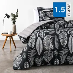 ELEMENTS & CO - Plumón 1.5 plazas Blacknature Estampado