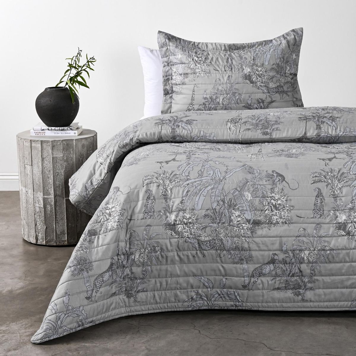 ELEMENTS & CO - Cobertor 1.5 plazas Jungle Estampado