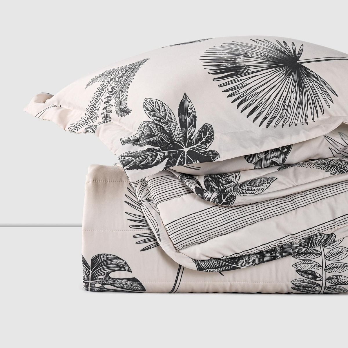 ELEMENTS & CO - Cobertor 1.5 plazas Blacknature Estampado 