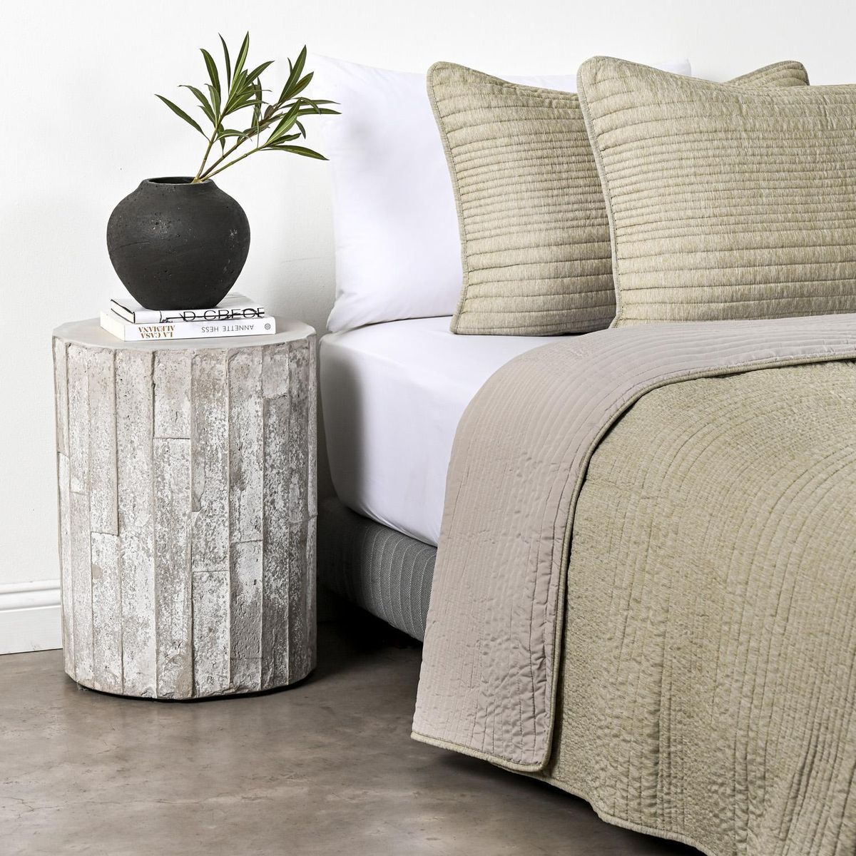 ELEMENTS & CO - Cubrecama Quilt Super king Linen Beige