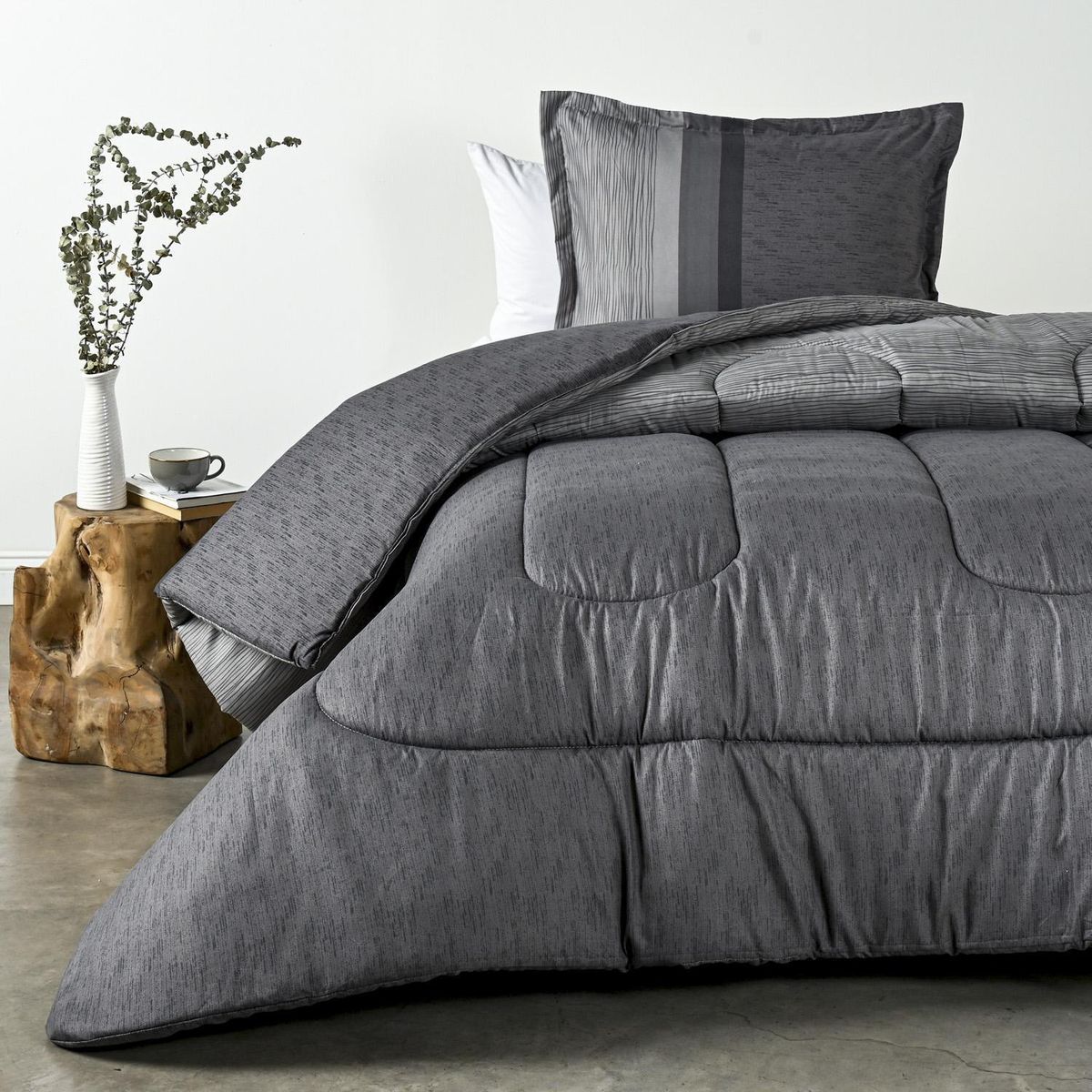 CANNON - Plumón 1.5 plazas Moka Estampado 