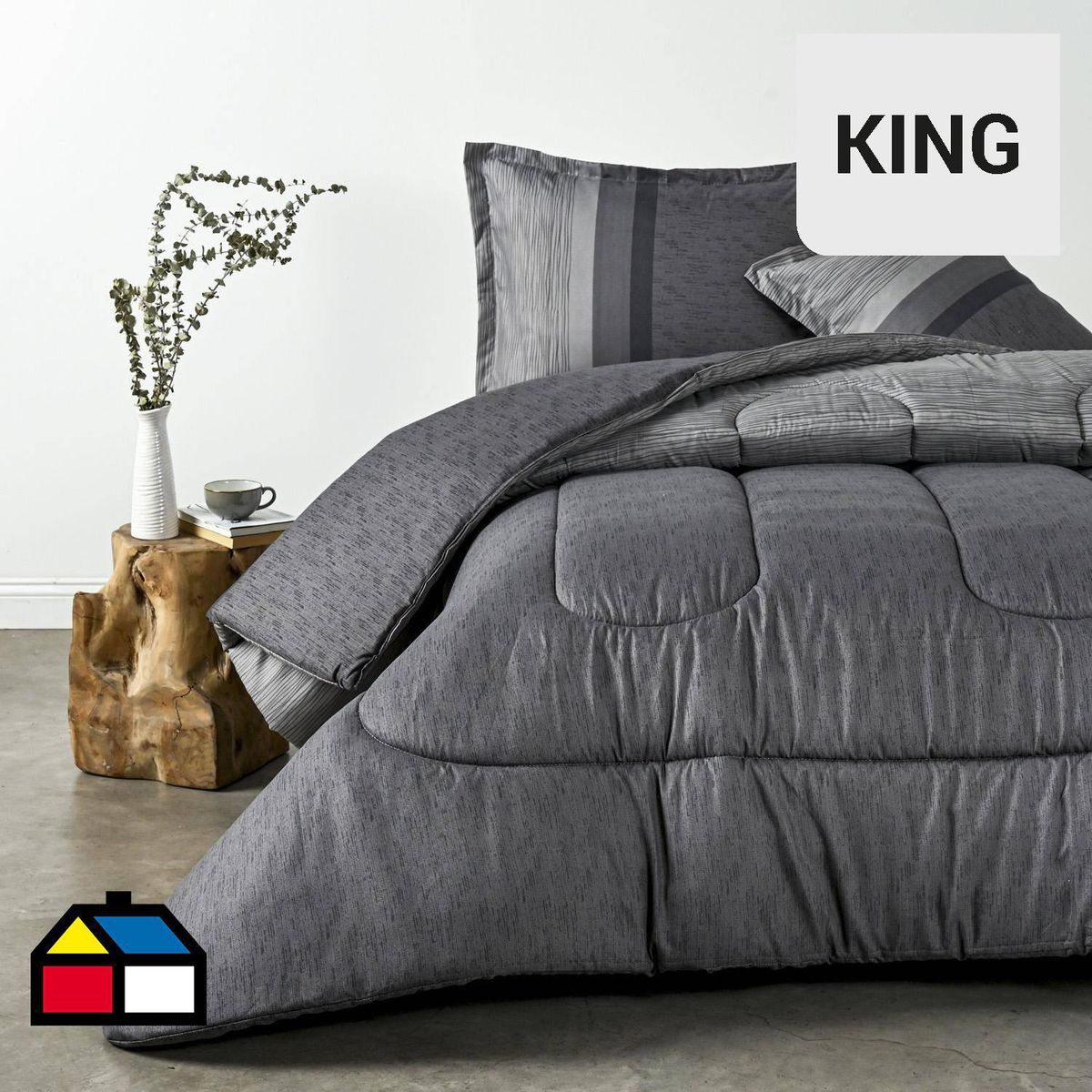 CANNON - Plumón King Moka Estampado 