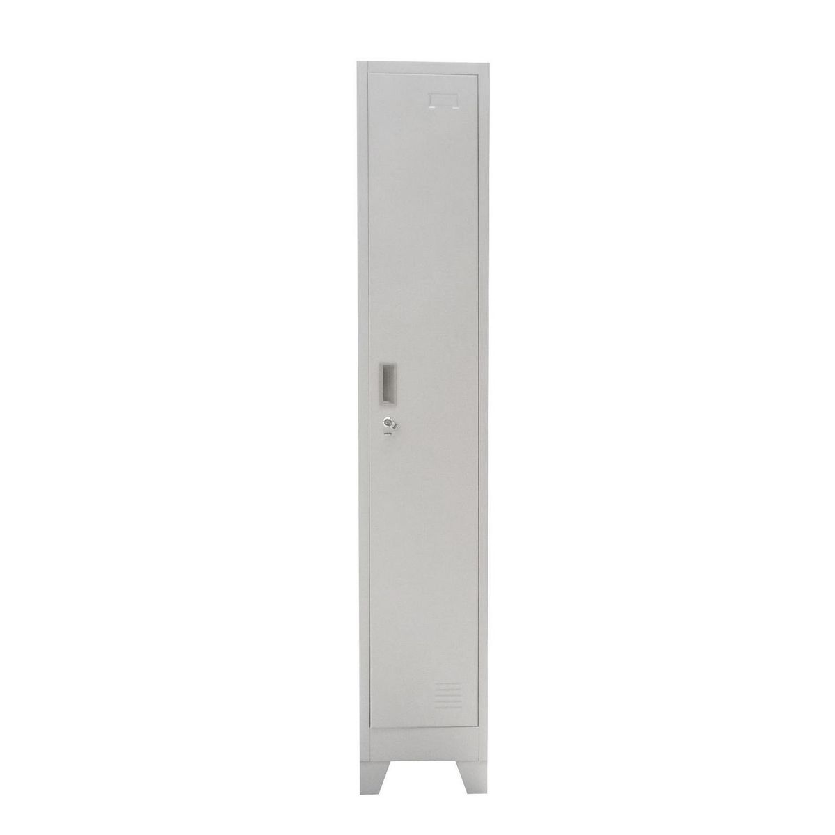 MOVILOCKERS - Locker Ensamblado 1 Cuerpo 1 Puerta(s) 1 Repisa(s) 29xx45 cm Gris Agata