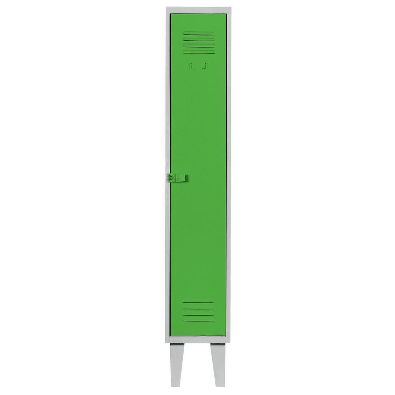 MOVILOCKERS - Locker Alta Resistencia 1 Cuerpo 1 Puerta(s) 1 Repisa(s) 29xx45 cm Verde