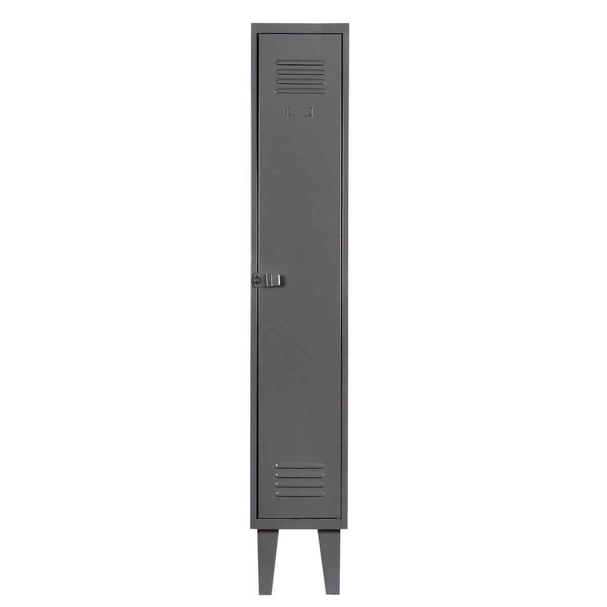 MOVILOCKERS - Locker Alta Resistencia 1 Cuerpo 1 Puerta(s) 1 Repisa(s) 29xx45 cm Gris Eco