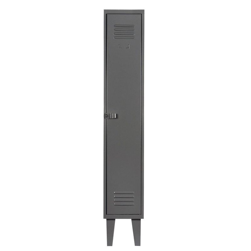 MOVILOCKERS - Locker Alta Resistencia 1 Cuerpo 1 Puerta(s) 1 Repisa(s) 29xx45 cm Gris Eco