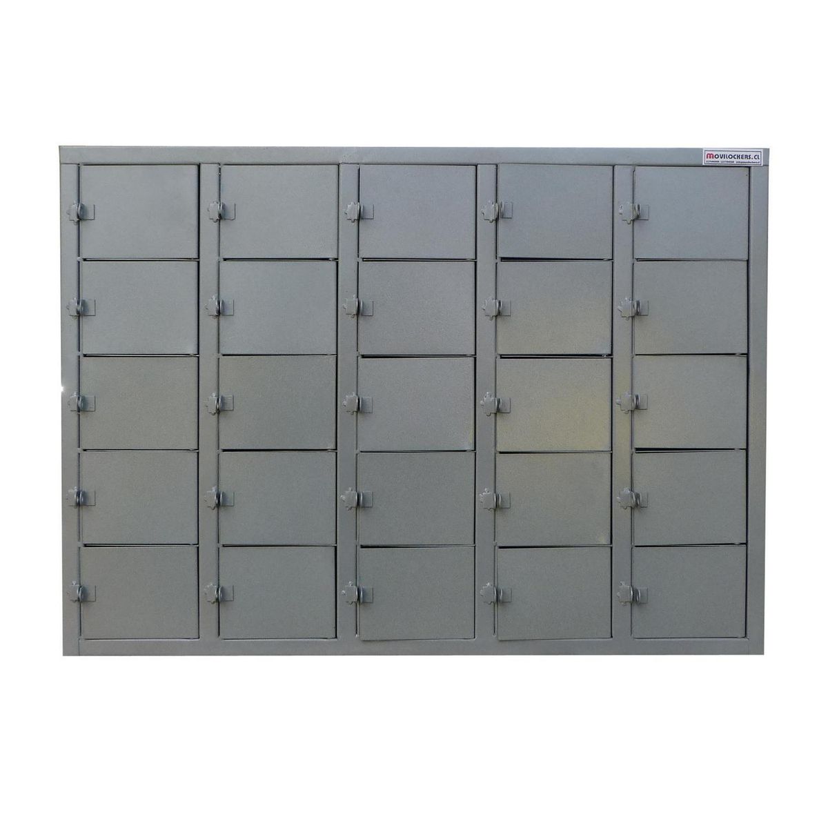MOVILOCKERS - Locker Guardacelulares 25 Puerta(s) 93x76x25 cm Gris Linea
