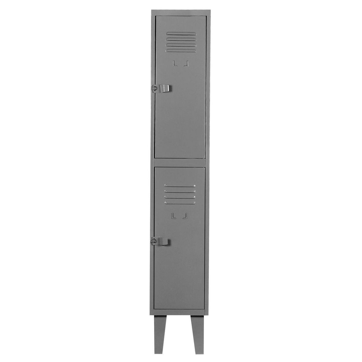 MOVILOCKERS - Locker Alta Resistencia 1 Cuerpo 2 Puerta(s) 29x170x45 cm Gris Eco
