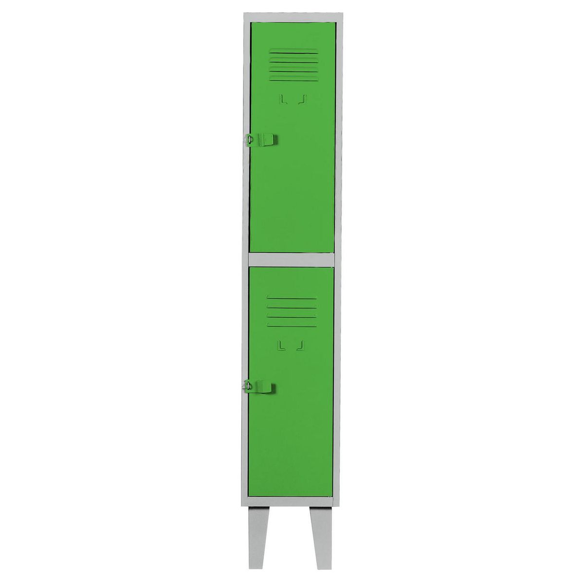 MOVILOCKERS - Locker Alta Resistencia 1 Cuerpo 2 Puerta(s) 29x170x45 cm Verde