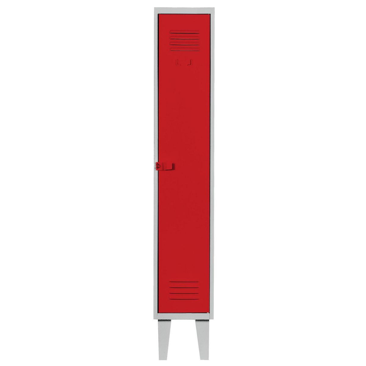 MOVILOCKERS - Locker Alta Resistencia 1 Cuerpo 1 Puerta(s) 1 Repisa(s) 29xx45 cm Rojo
