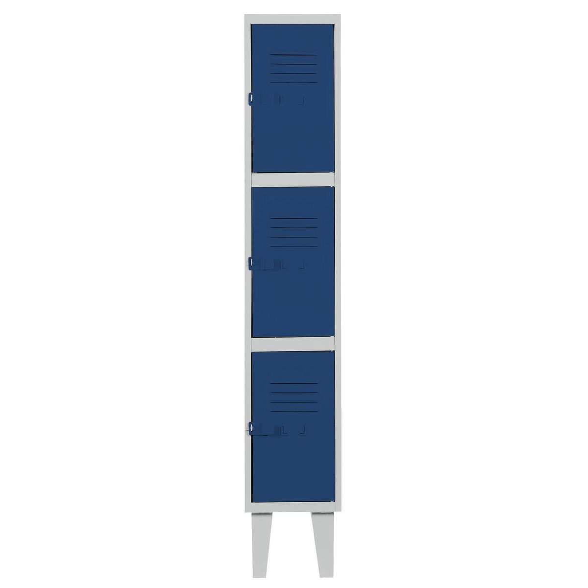 MOVILOCKERS - Locker Alta Resistencia 1 Cuerpo 3 Puerta(s) 29x170x45 cm Azul