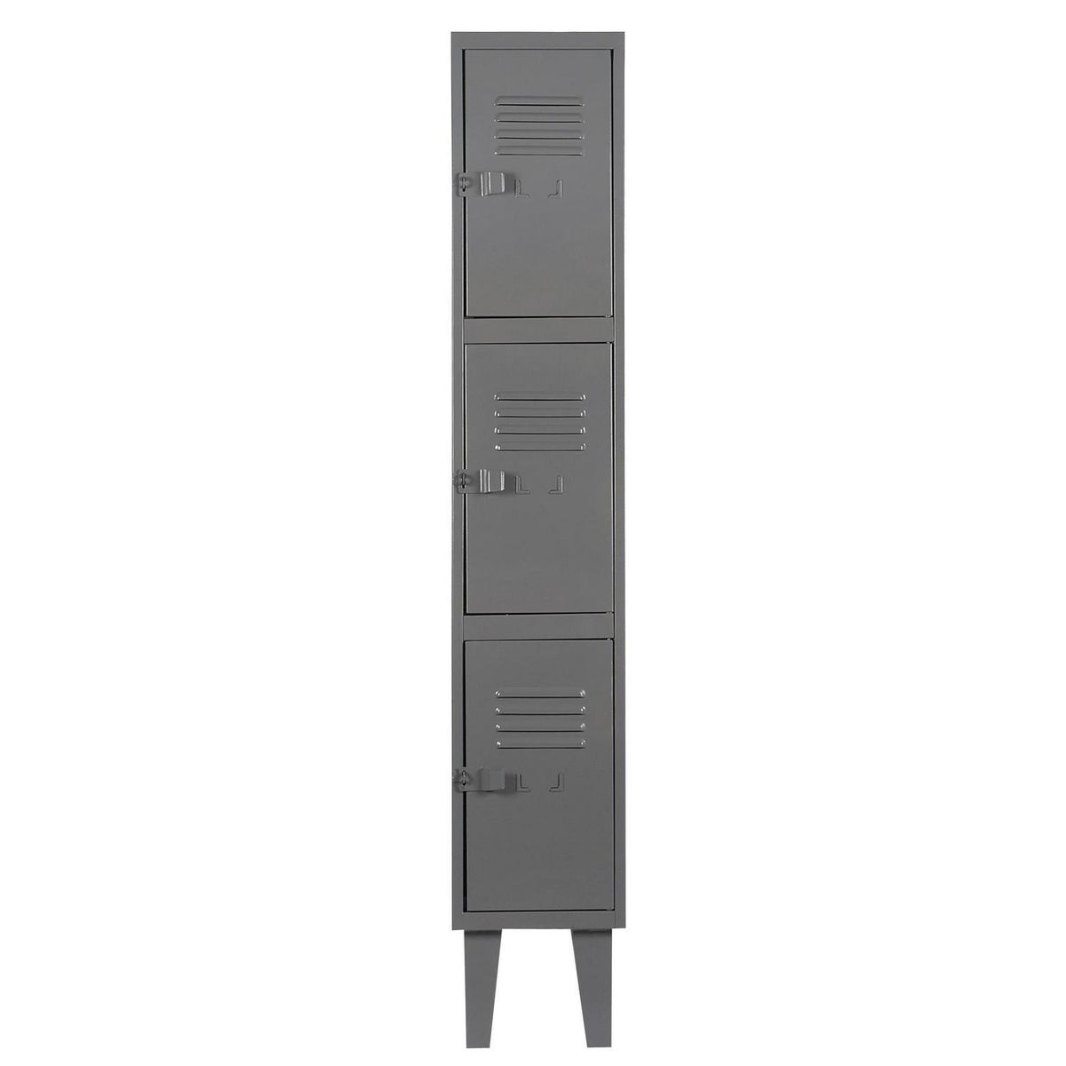 MOVILOCKERS - Locker Alta Resistencia 1 Cuerpo 3 Puerta(s) 29x170x45 cm Gris Eco