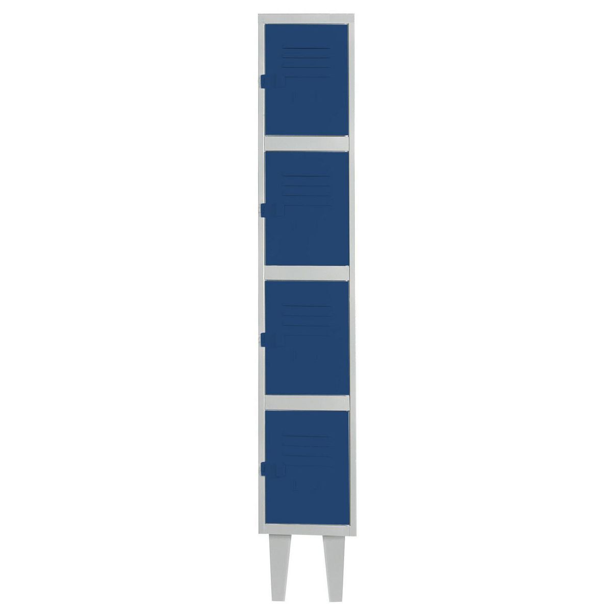 MOVILOCKERS - Locker Alta Resistencia 1 Cuerpo 4 Puerta(s) 29x170x45 cm Azul
