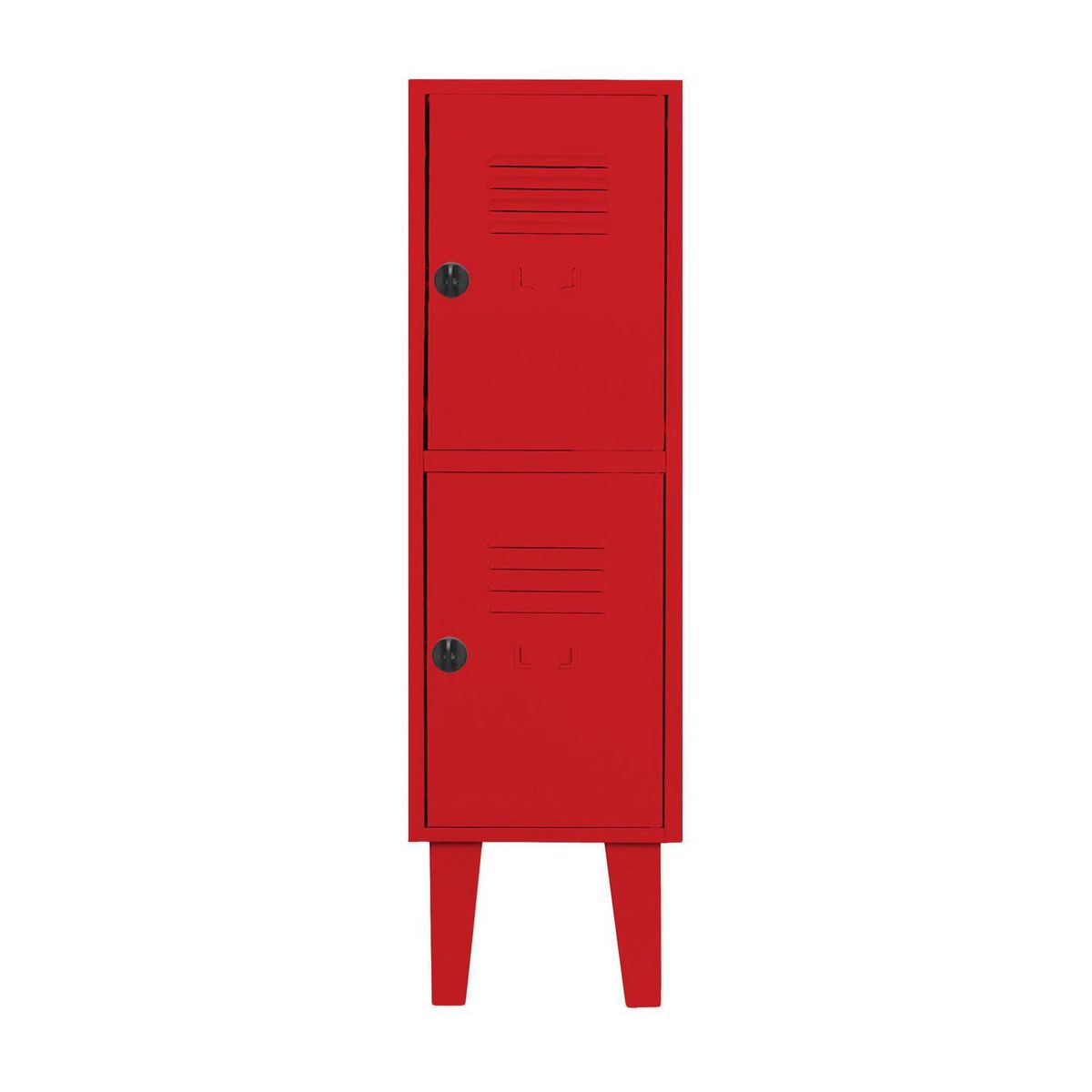 MOVILOCKERS - Locker Kids 1 Cuerpo 2 Puerta(s) 29x96x45 cm Rojo