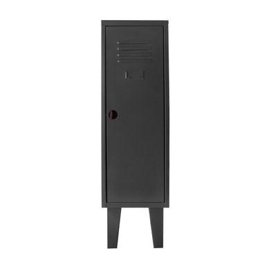 Lockers kids 96x29x45 cm 1 cuerpo 1 puerta negro mate