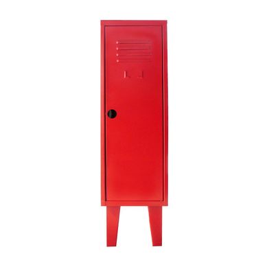 Lockers kids 96x29x45 cm 1 cuerpo 1 puerta rojo