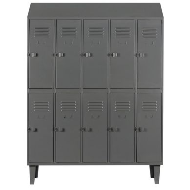 Lockers alta resistencia 190x137x45 cm 5 cuerpo 10 puerta tech