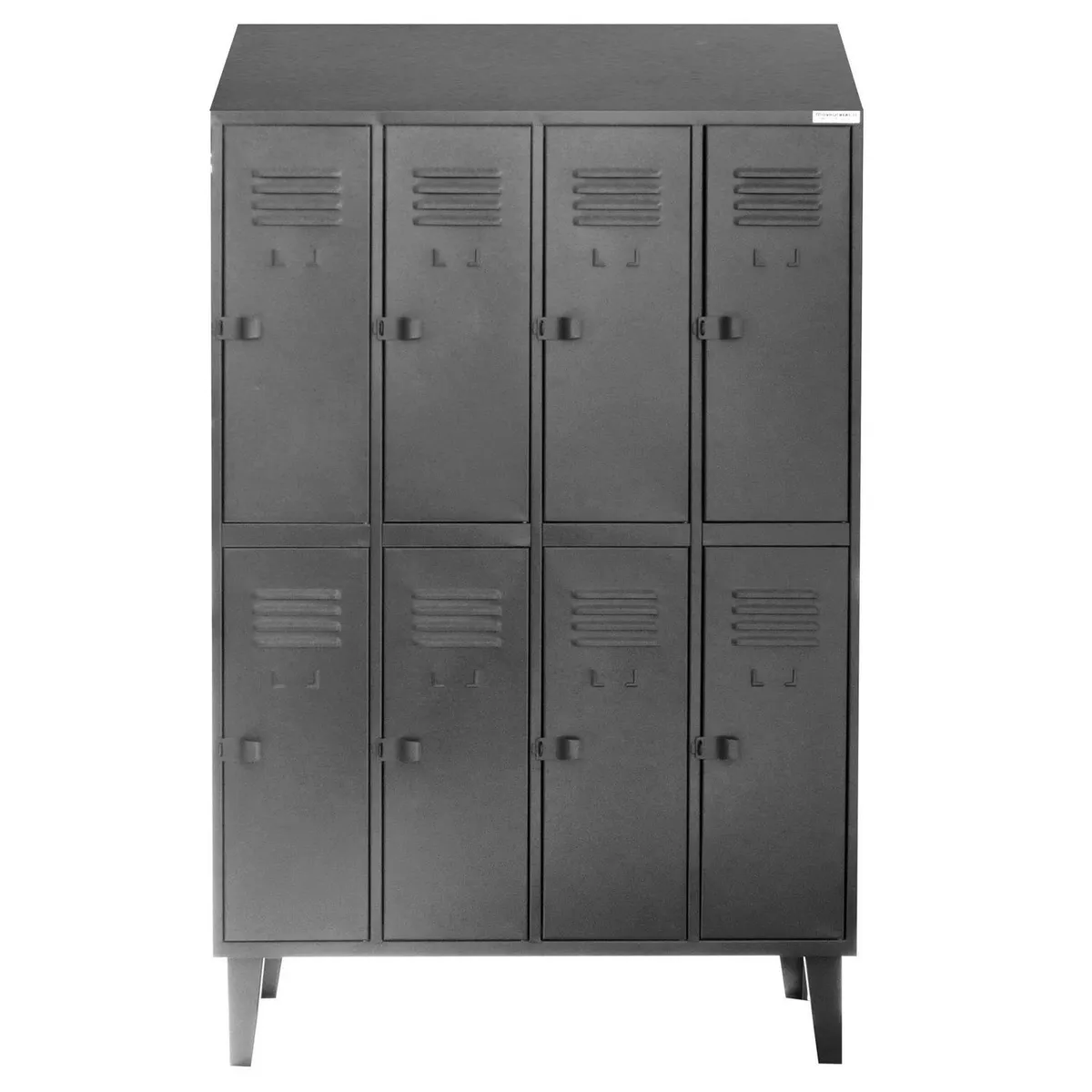 MOVILOCKERS - Locker Alta Resistencia 4 Cuerpos 8 Puerta(s) 110x190x45 cm Gris Eco
