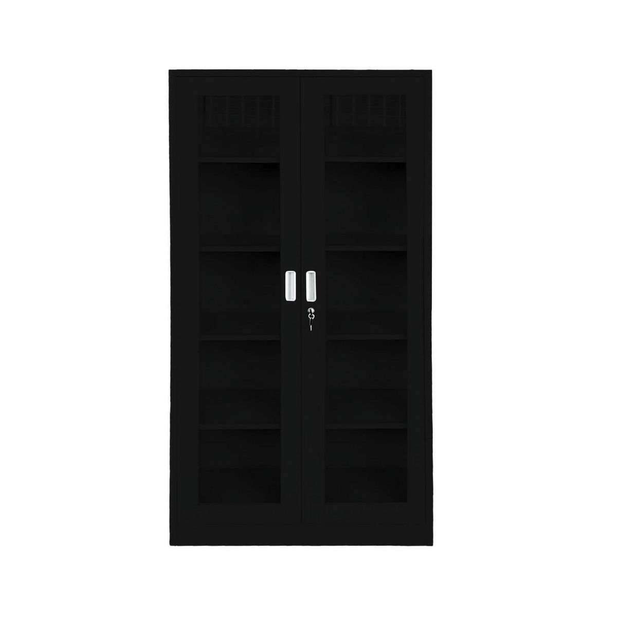 MOVILOCKERS - Storage 2 Puerta(s) 4 Repisa(s) 90xx40 cm Negro Mate