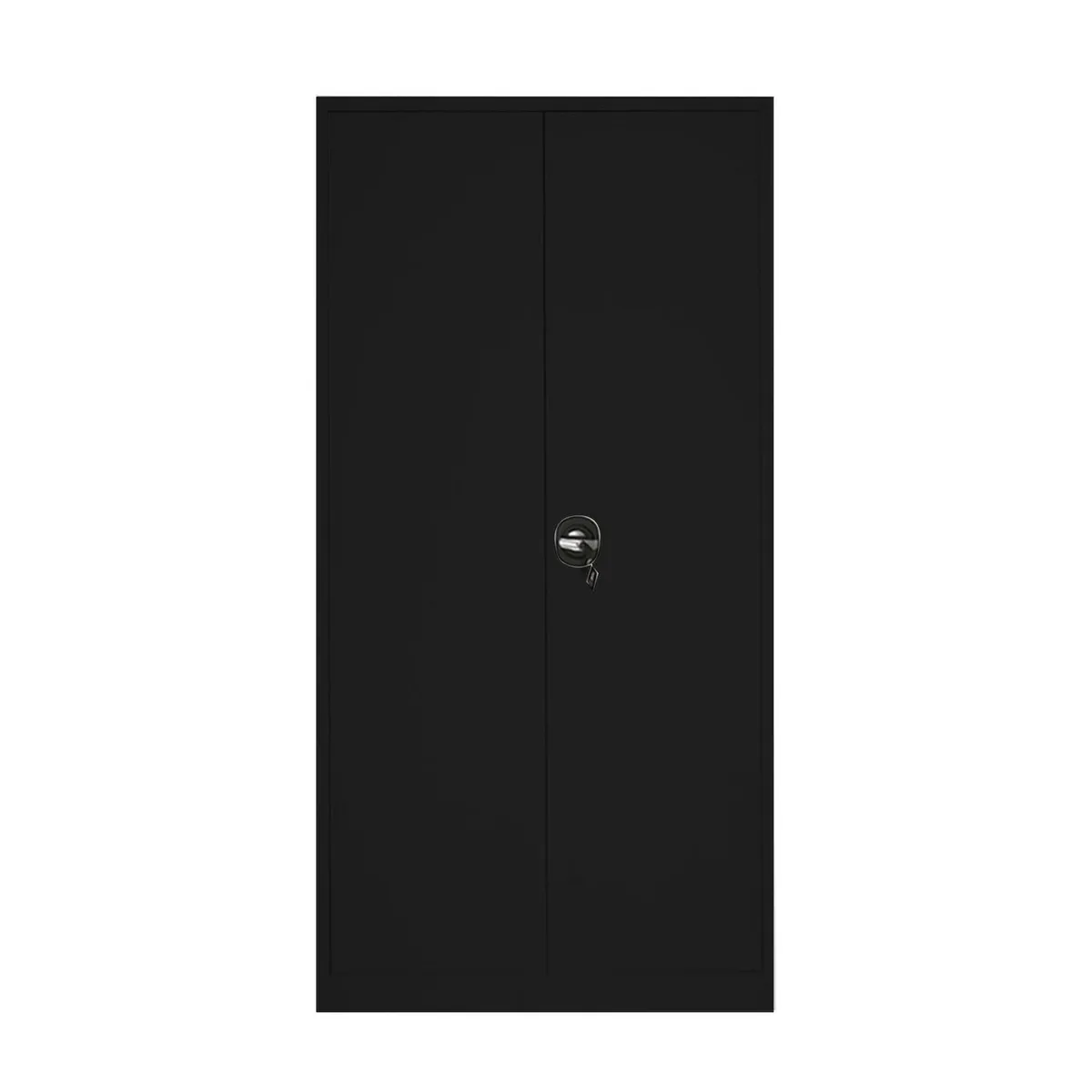 MOVILOCKERS - Storage 2 Puerta(s) 4 Repisa(s) 90xx40 cm Negro Mate
