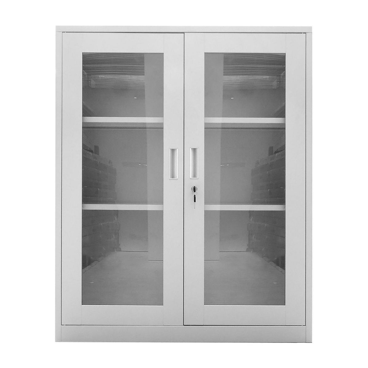 MOVILOCKERS - Storage 2 Puerta(s) 2 Repisa(s) 90xx40 cm Gris Agata