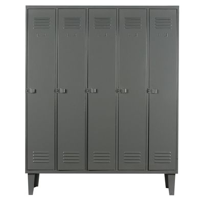 Lockers alta resistencia 170x137x45 cm 5 cuerpo 5 puerta eco