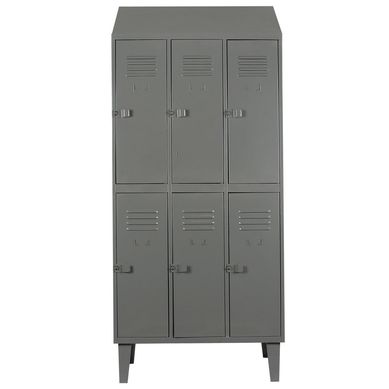 Lockers alta resistencia 190x83x45 cm 3 cuerpo 6 puerta tech incl eco