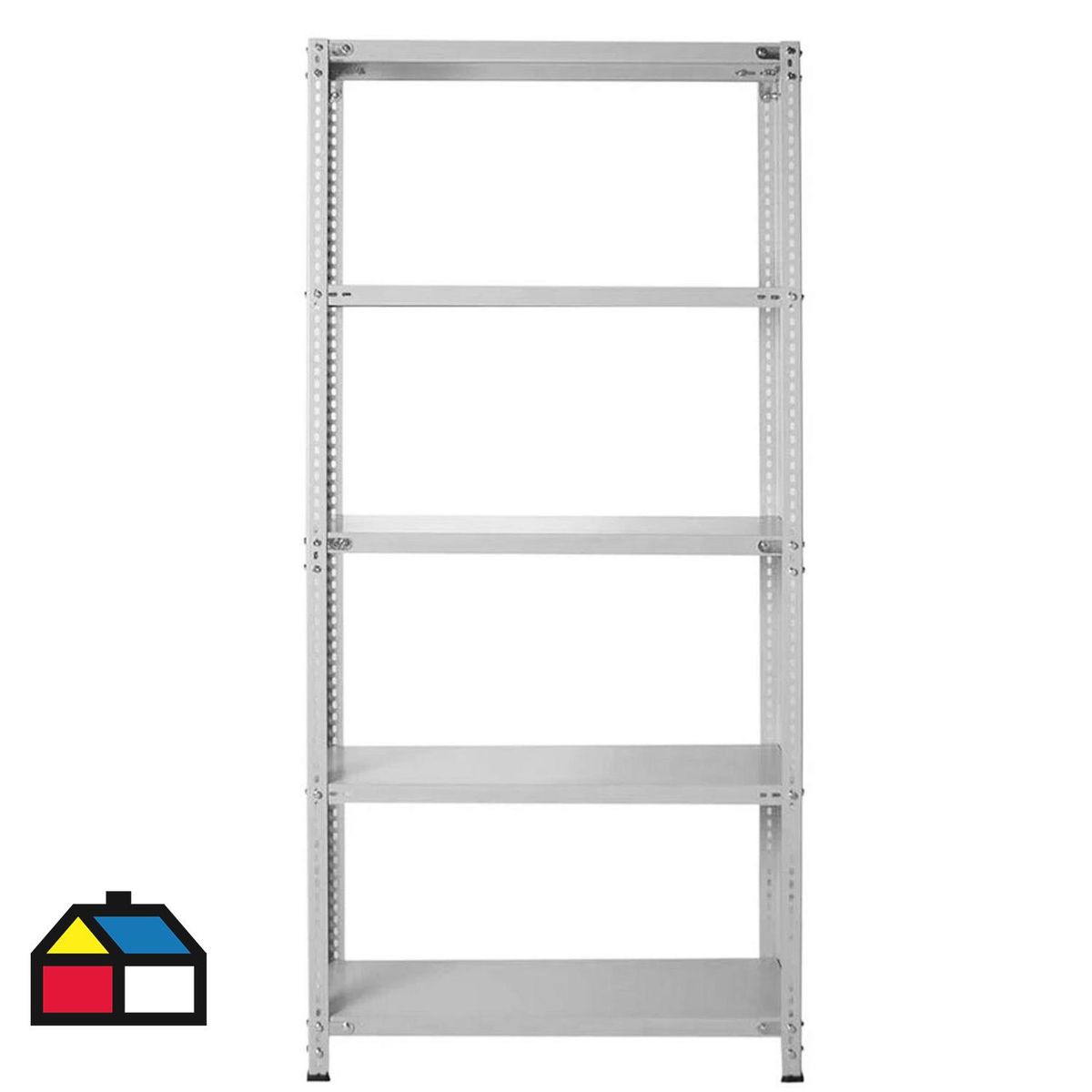 MOVILOCKERS - Estante Acero 5 Nivel(es) 40x90x200 cm Gris Agata