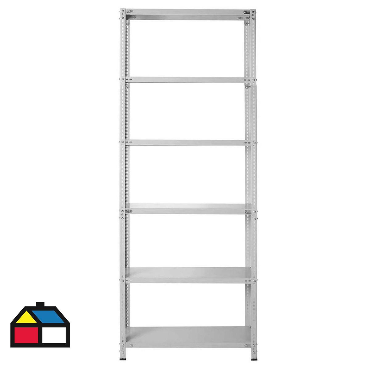 MOVILOCKERS - Estante Acero 6 Nivel(es) 50x90x200 cm Gris Agata