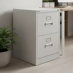 MOVILOCKERS - Kardex ensamblado 72x47x60 cm 2 cajones gris agata