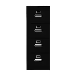 MOVILOCKERS - Kardex ensamblado 133x45x62 cm 4 cajones negro mate